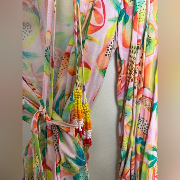 Farm Rio Wrap Top-Beaded strings - Picture 4 of 4